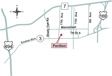 Map to the Pavilion