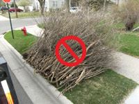 Brush Pile Stacked Incorrectly