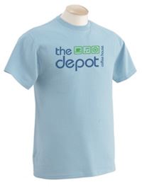 The Depot Coffee House Blue T-shirt