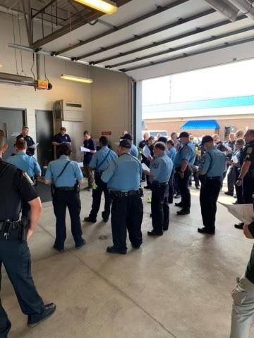 Volunteers Briefing for the Raspberry Parade