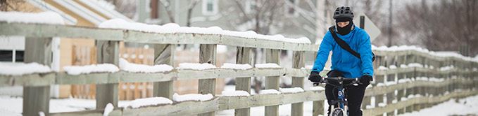 Biking in Snow